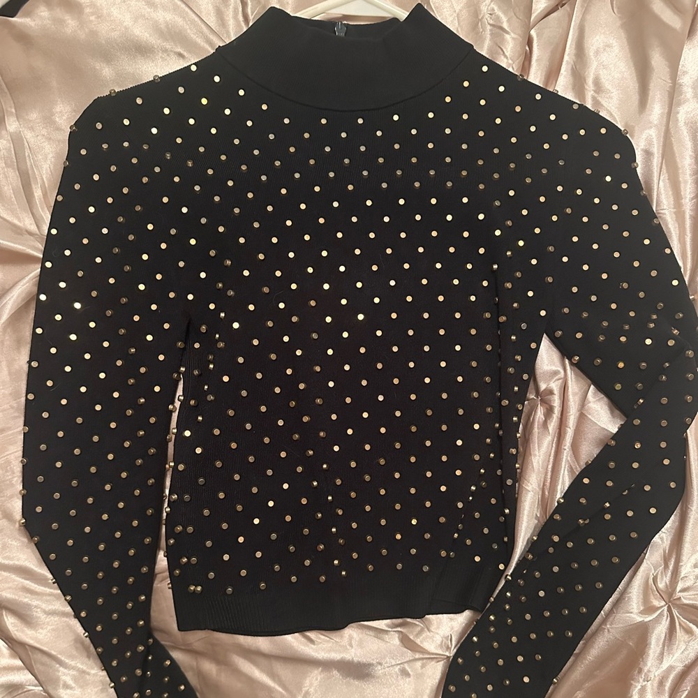 Michael Kors Studded black top